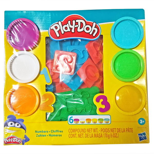 Play Doh Educational Numbers Letters Learn Molds Kids Set Fun Toy PlayDoh Gift 